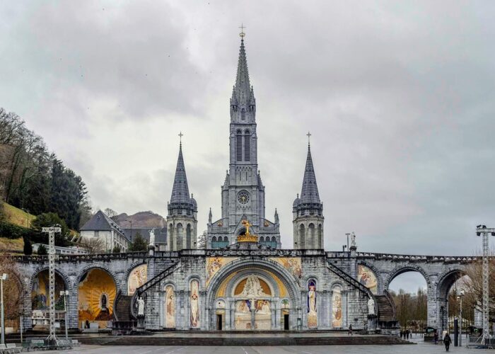 basilica, rosary basilica, basilica of our lady of the rosary, lourdes, france, byzantine revival architecture, lourdes, lourdes, lourdes, lourdes, lourdes